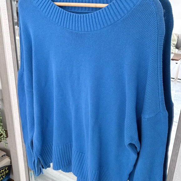 🦋 $20 Sonoma Blue Knit Sweater - Picture 2 of 5
